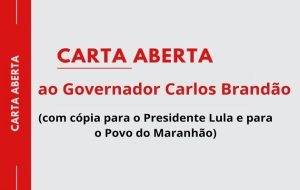 Leia mais sobre o artigo Carta Aberta do Sindicato dos Urbanitários do Maranhão ao Governador Carlos Brandão